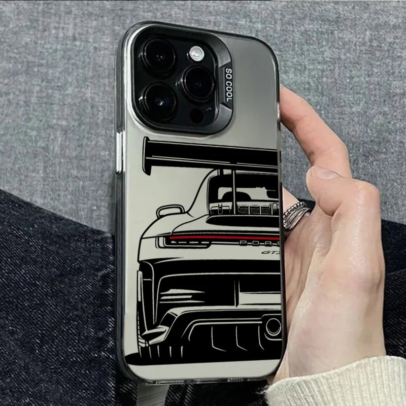 iPhone-Hülle mit Sportwagen-Print
