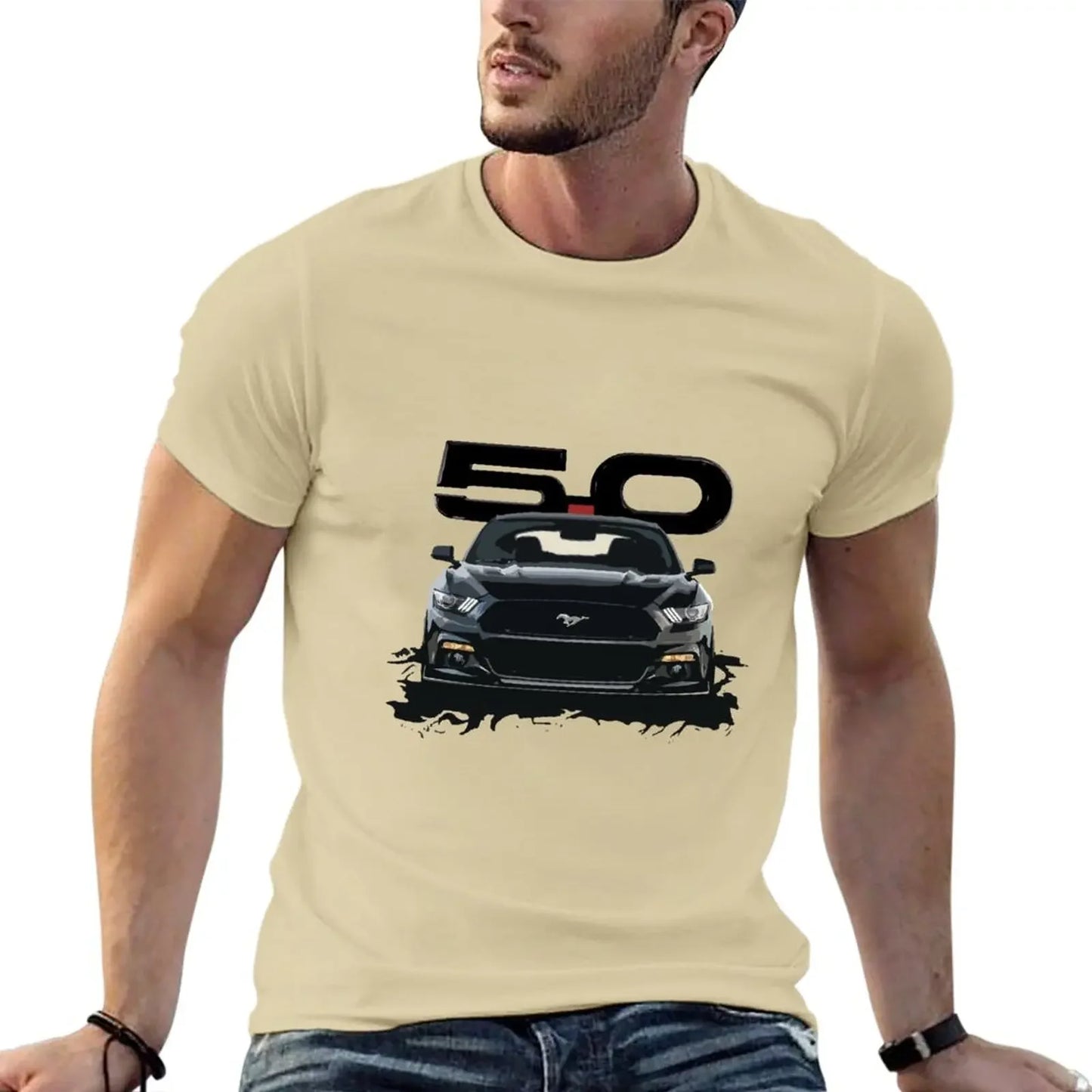 Schwarzes S550-Auto-T-Shirt