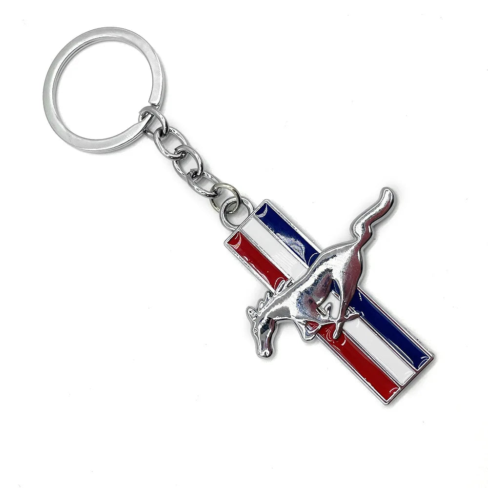 Horse Logo MG Metal Keychain
