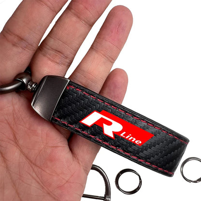R-Line Carbon Keyring 