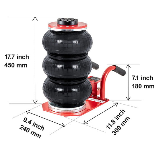 3T Pneumatic Air Jack