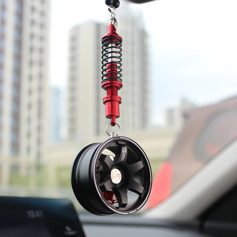 Wheel Mirror Pendant Car 