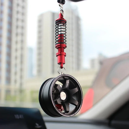 Wheel Mirror Pendant Car 