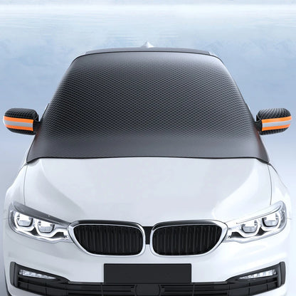 Capa magnética para neve frontal do carro 