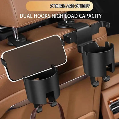 Car Seat Back Cup & Phone Holder