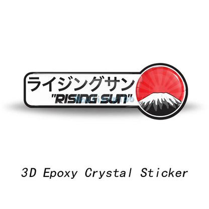 JDM 3D Epoxy Crystal Sticker Set