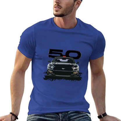 Schwarzes S550-Auto-T-Shirt