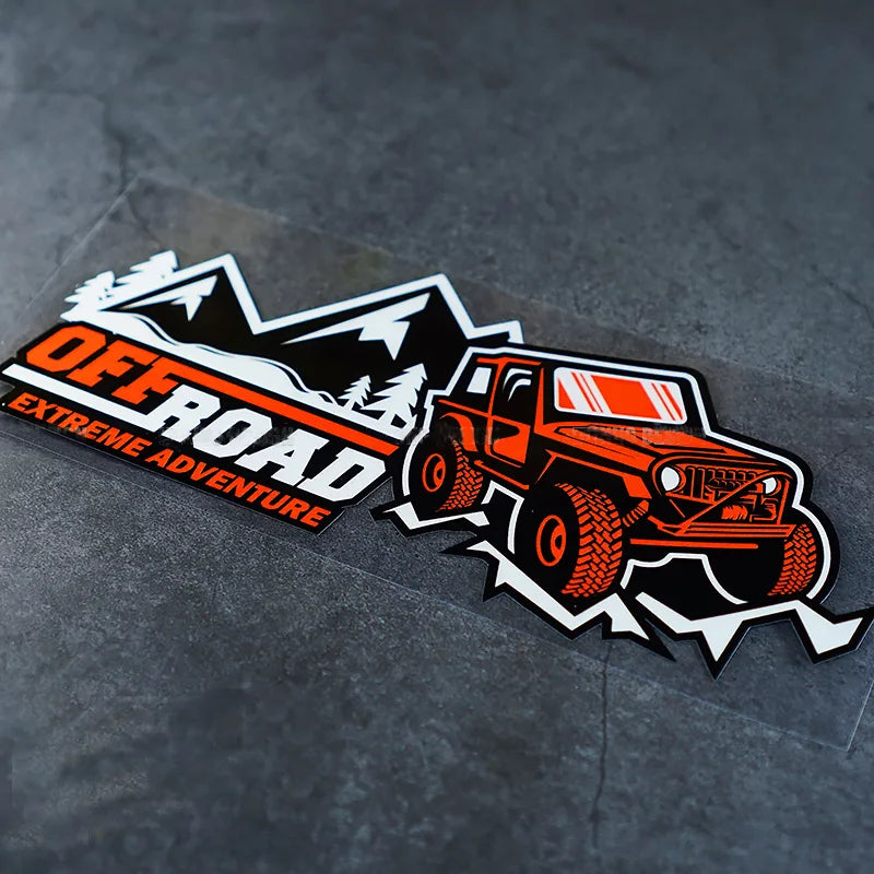 Off-Road-Extreme-Abenteuer-Autoaufkleber 
