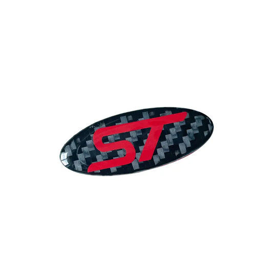 Carbon Fiber ST Steering Wheel Sticker