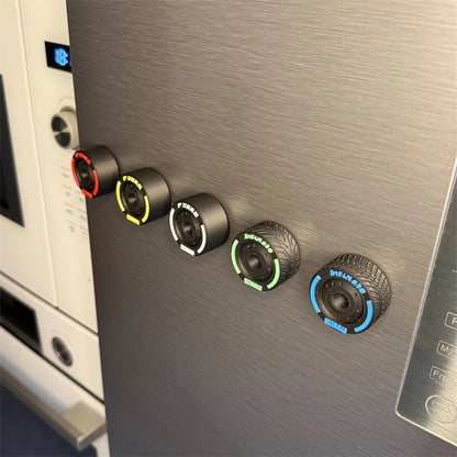 Tire-Shaped Fridge Magnets