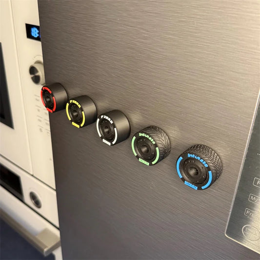 Tire-Shaped Fridge Magnets