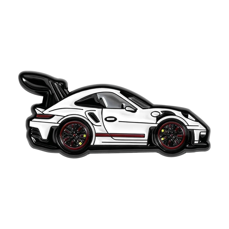 Premium-Sportwagen-Emaille-Hutnadel