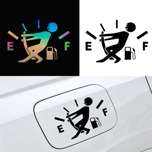 Fuel Gauge Funny Sticker
