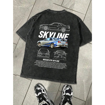 JDM Skyline Cotton Shirt 