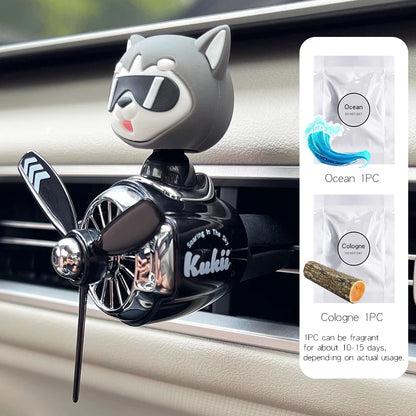 Pilot Bear Car Air Freshener