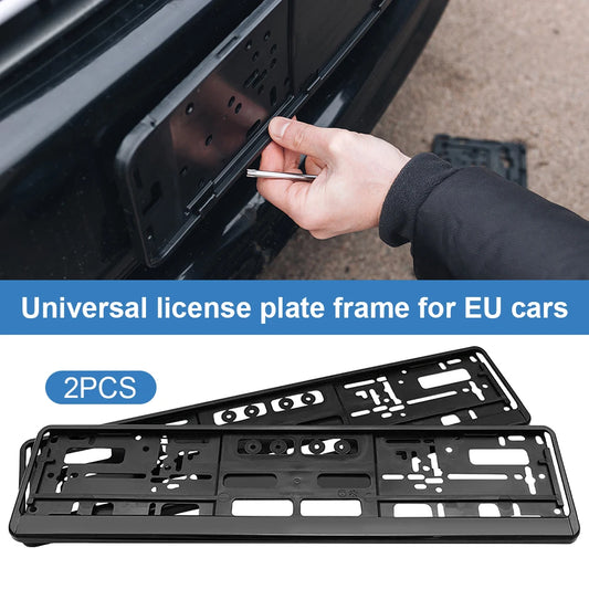 Universal License Plate Frames for EU Cars