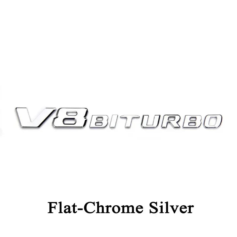 V8 BITURBO 3D Emblem Badge