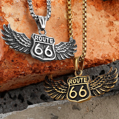 Dây chuyền nam Route 66 Wings