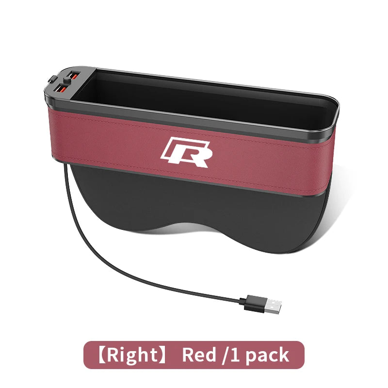 USB Charging Multifunction Seat Storage Box