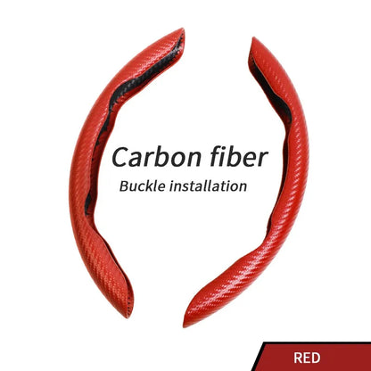 Suede / Nappa Leather Car Steering Wheel Cover 