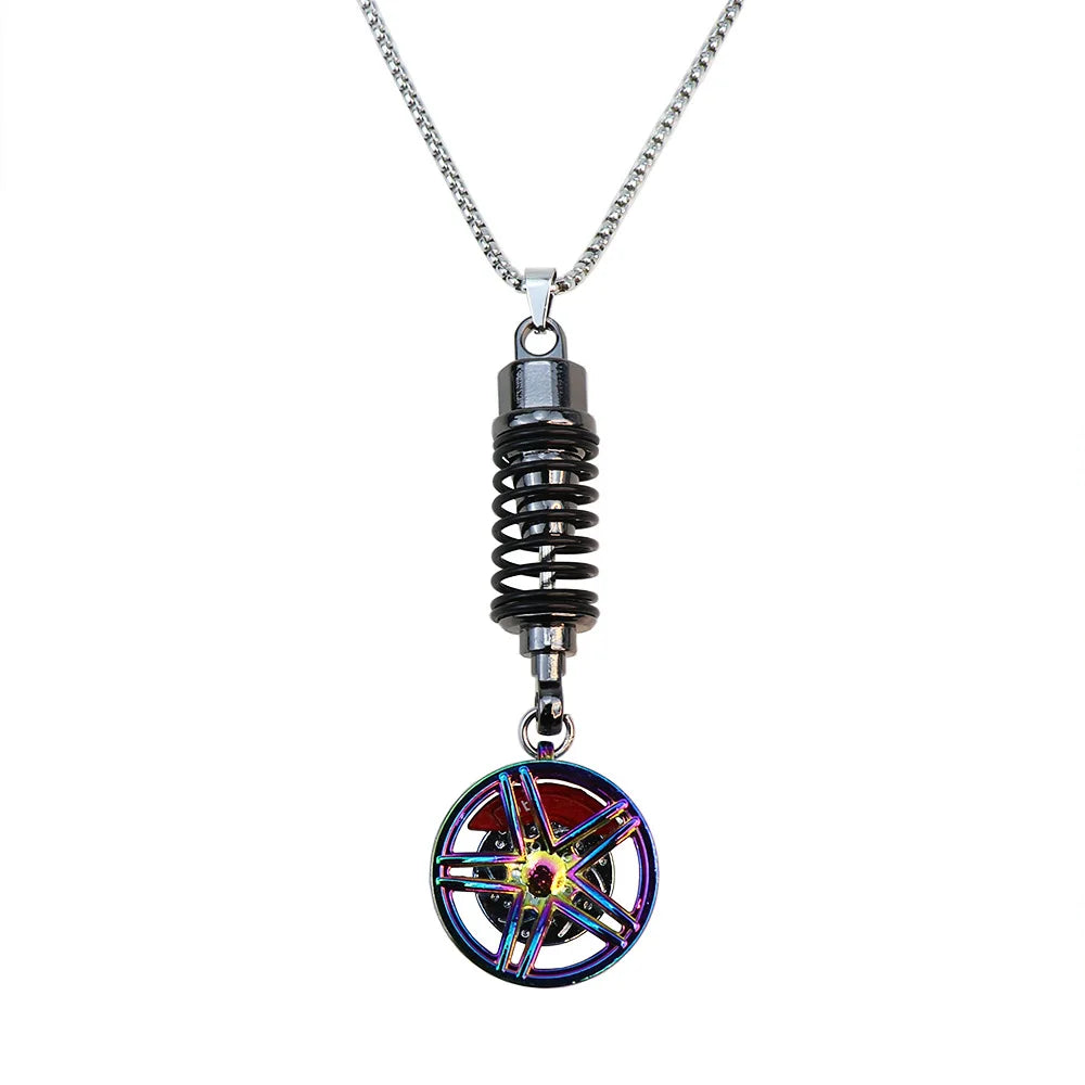 Wheel Mirror Pendant Car 