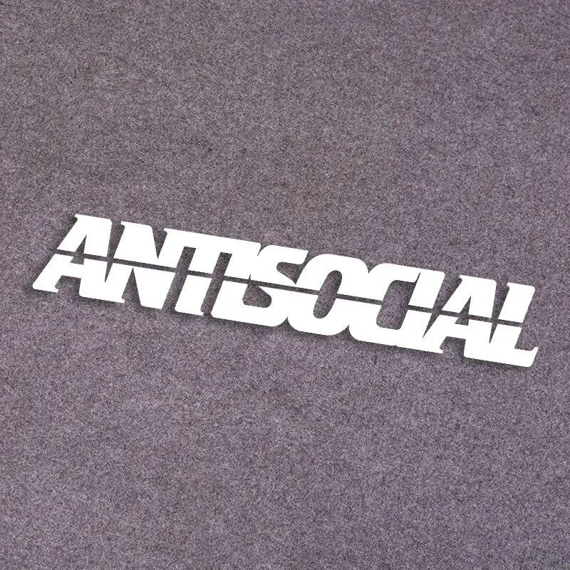 Antisocial Car Sticker Decal