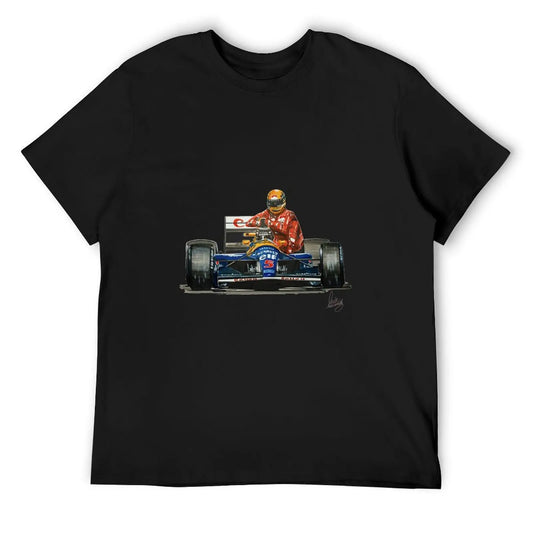 Camiseta de algodão temática F1 
