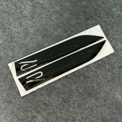 2Pcs R Line Car Stickers