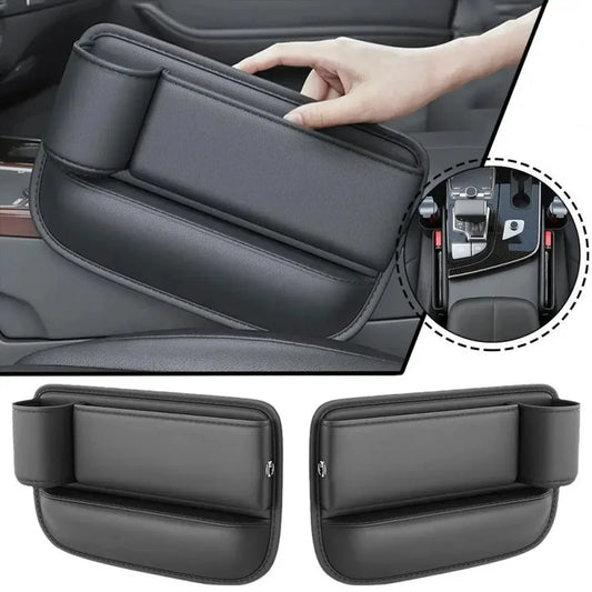 Leather Car Seat Gap Organizer