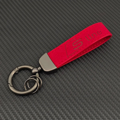 Sline Suede Car Keyring