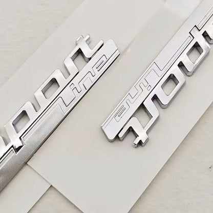 Luxus-Sport-Line-Abzeichenaufkleber