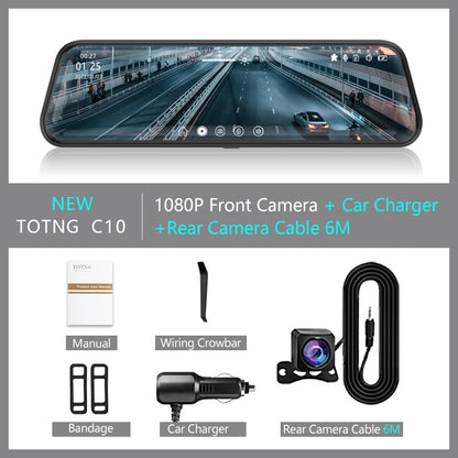 Rearview Mirror Dash Cam