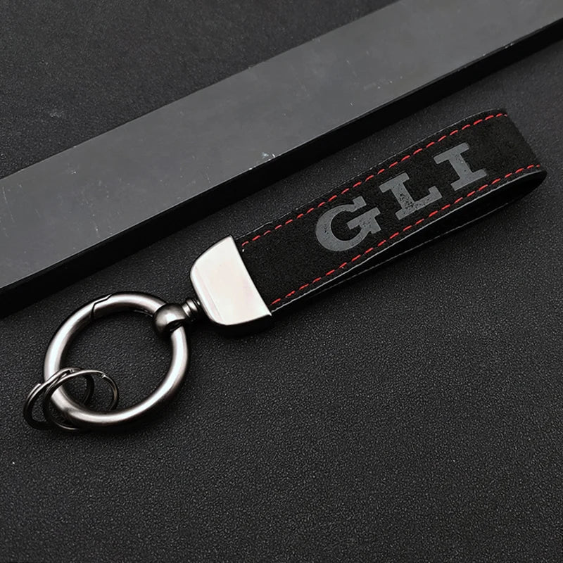 GLI Leather Keychain 