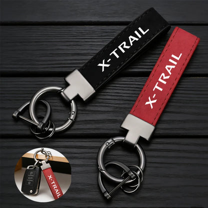 X-Trail Suede Leather Keychain