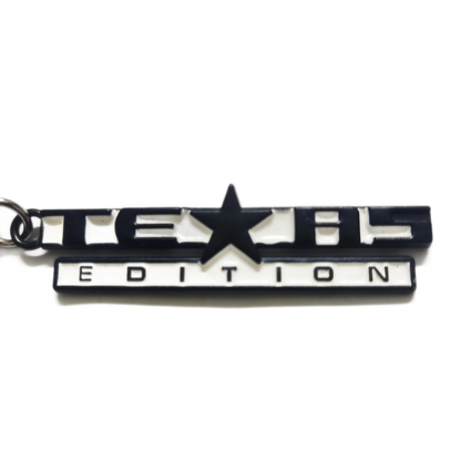 Texas Edition Metal Keychain