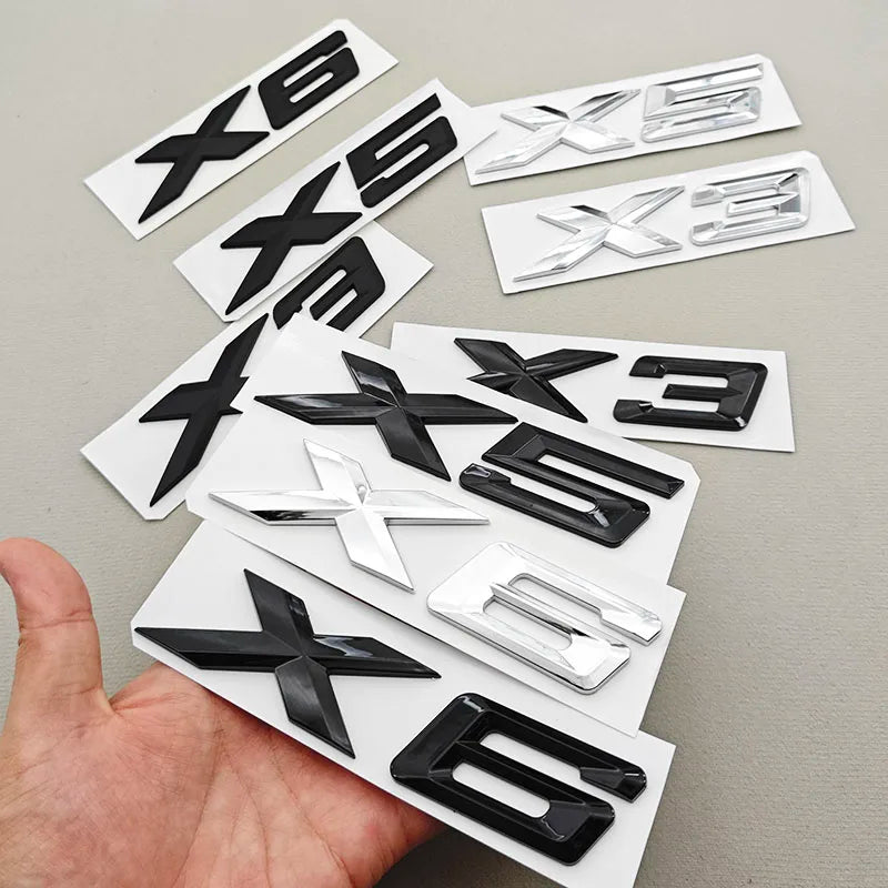 X3 X5 X6 Badge Sticker 