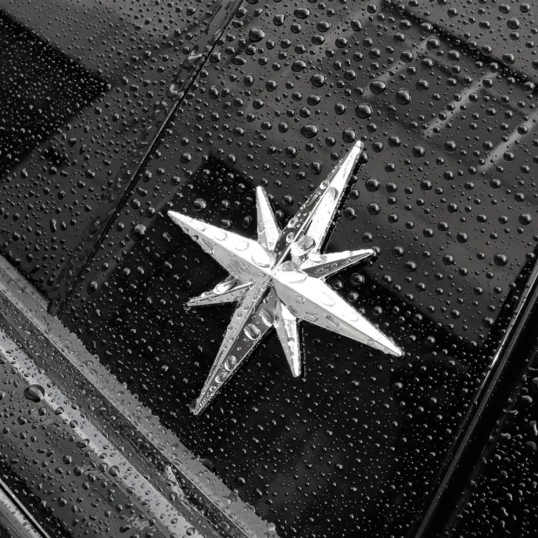 3D Metal Star Sticker 