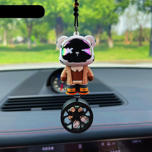 Stylish Bear Car Charm
