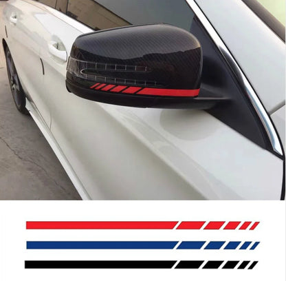 Decalcomanie a strisce dello specchio lato auto