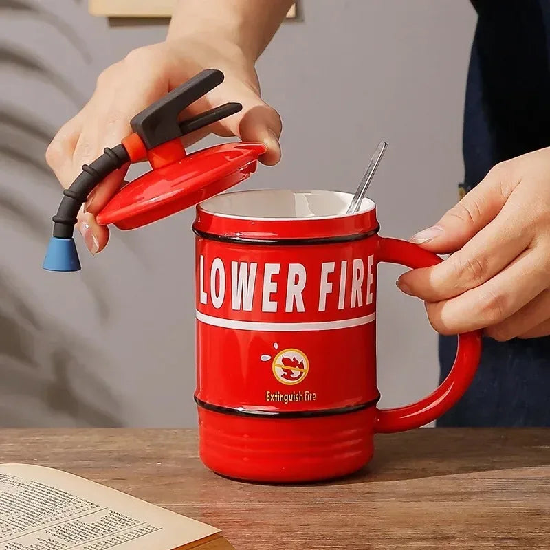 Fire Extinguisher Shape Mug 