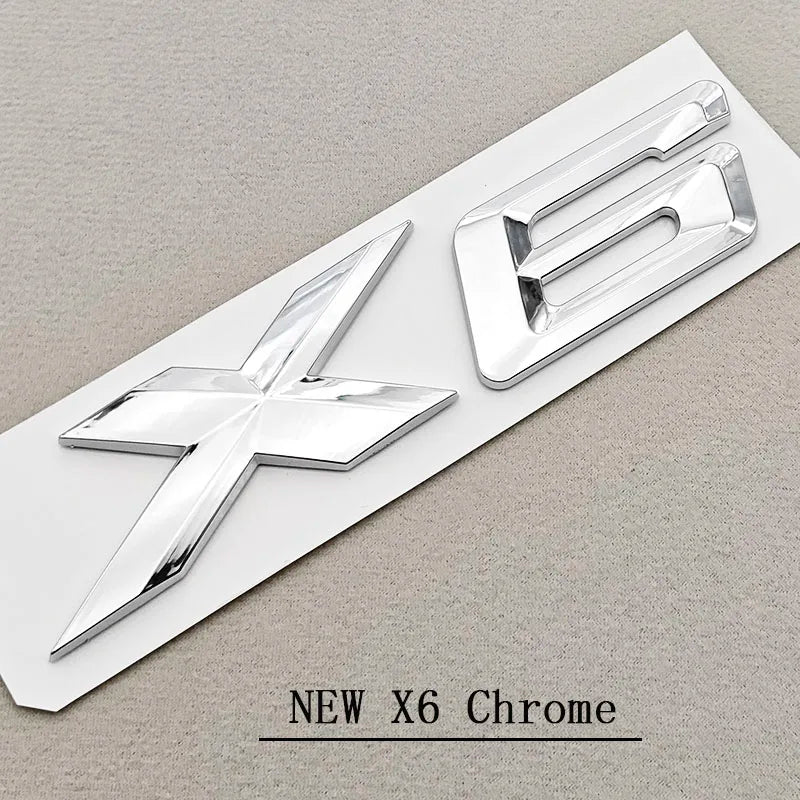 X3 X5 X6 Badge Sticker 