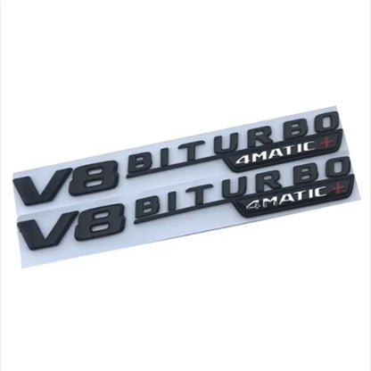 2PCS Vent Fender Trim Emblem Side Sticker
