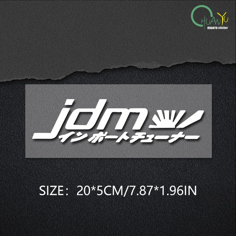 1. JDM Import Tuner Car Decal