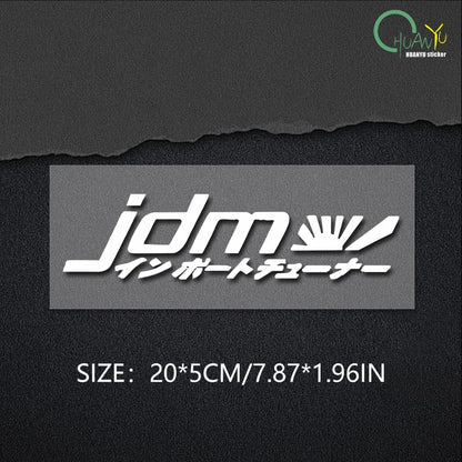 1. JDM Import Tuner Car Decal