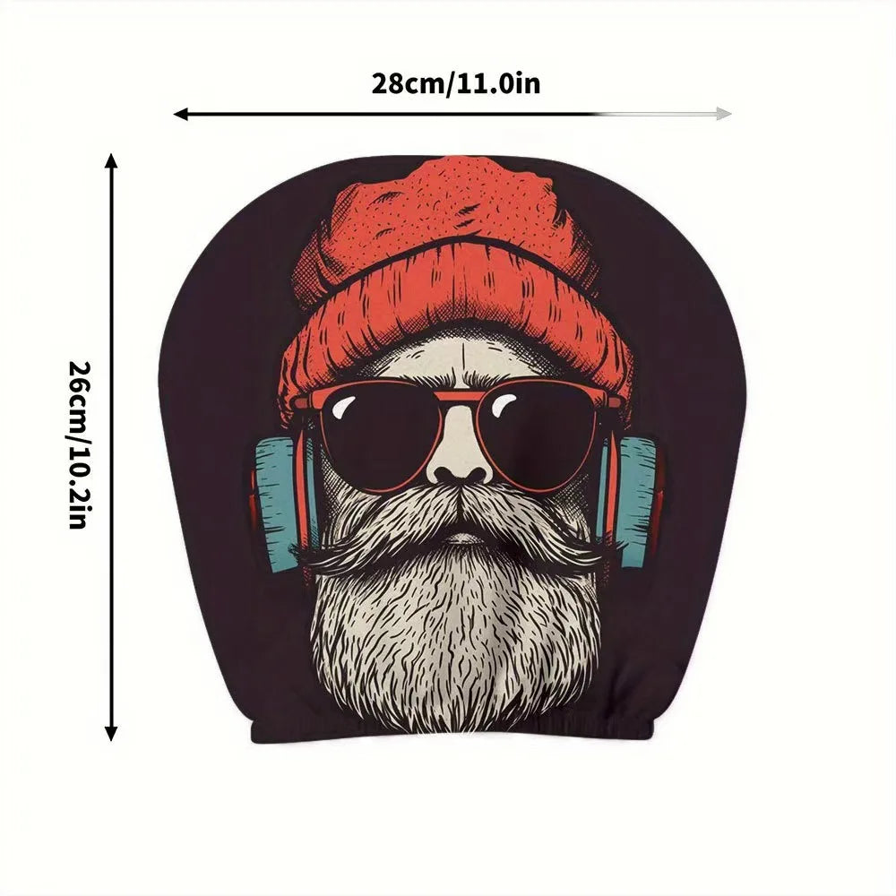 2PC Halloween Face Printed Car Pillow 