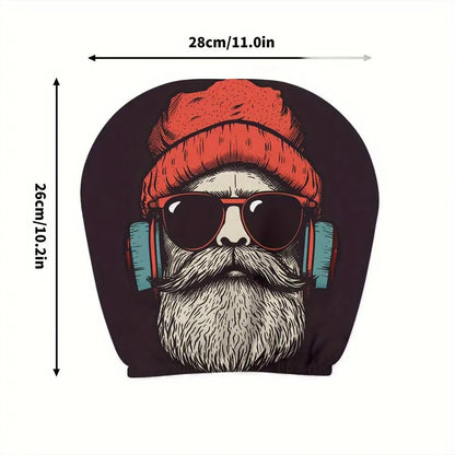 2PC Halloween Face Printed Car Pillow 