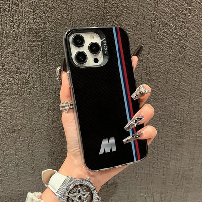 M Performance Style Case for iPhone BW