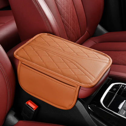 Cuscino per braccioli di auto con tasca di stoccaggio
