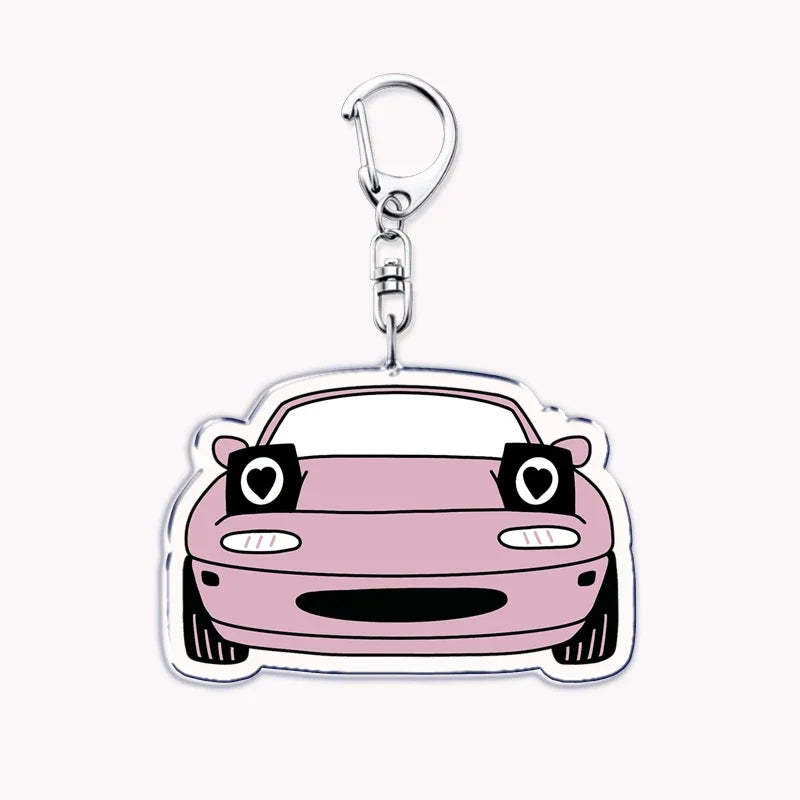 Portachiavi in acrilico per auto iconica JDM