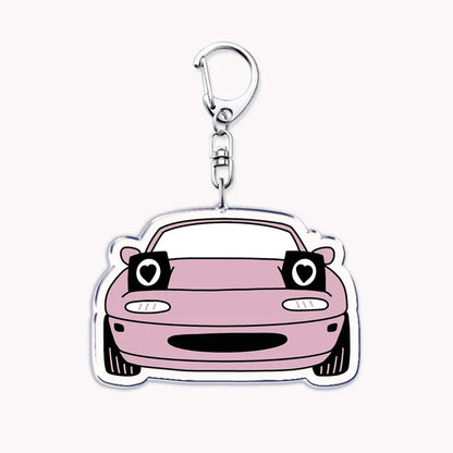 Portachiavi in acrilico per auto iconica JDM